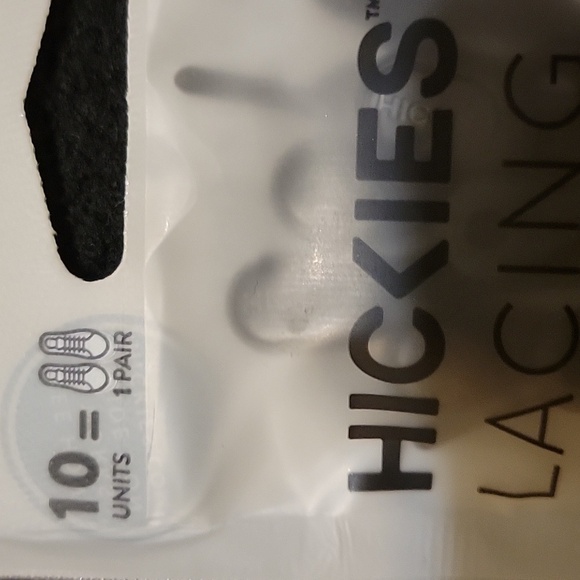 Hickies lacing system-black, kids size New - Picture 3 of 8